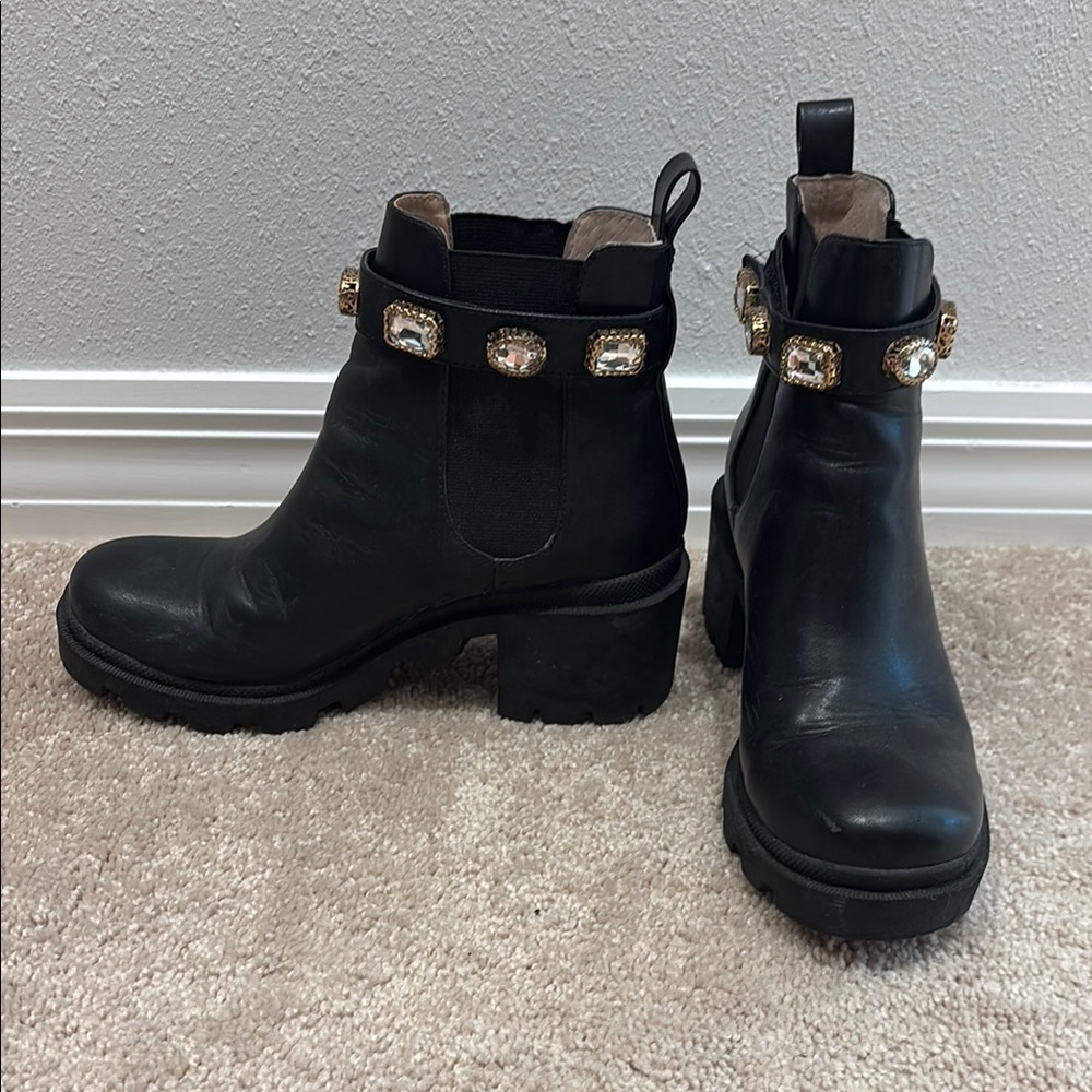 Steve Madden Ankle Boots with Embellishments